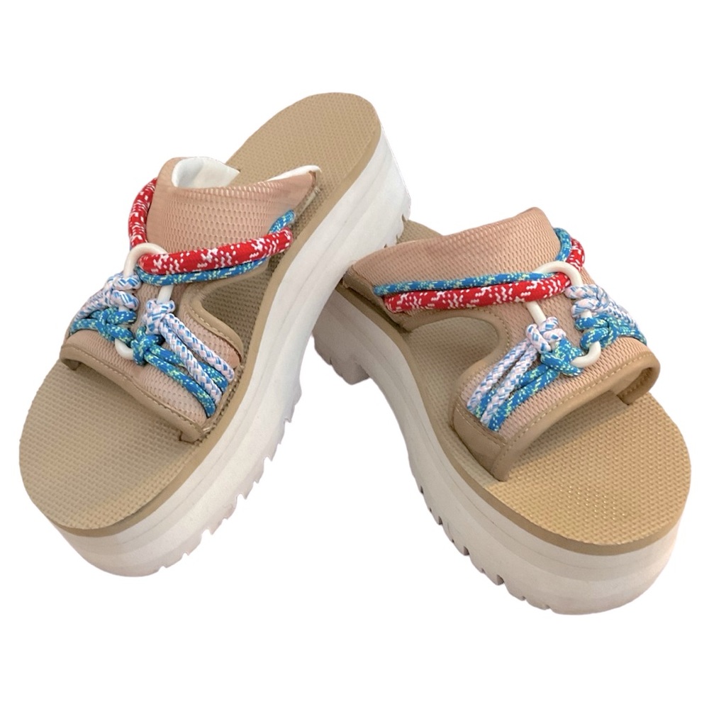 Teva - Womens Indio Carabiner Slide Rope Platform Sandal